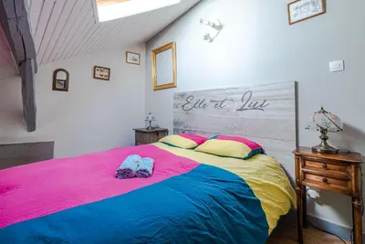 Un ou plusieurs lits dans un hébergement de l'établissement Studio 27 - 4eme etage
