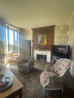 Coin salon dans l'établissement Maison Dada et SPA