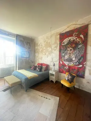 Un ou plusieurs lits dans un hébergement de l'établissement Maison Dada et SPA