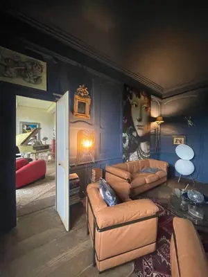 Coin salon dans l'établissement Maison Dada et SPA