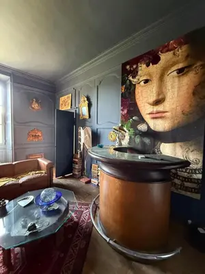 Coin salon dans l'établissement Maison Dada et SPA