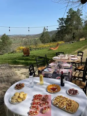 Nourriture dans la maison de vacances ou à proximité
