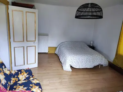 Un ou plusieurs lits dans un hébergement de l'établissement Maison Colette au coeur du périgord noir