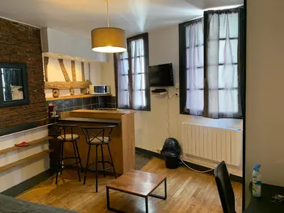 Cuisine ou kitchenette dans l'établissement Studio 27 - 2eme etage