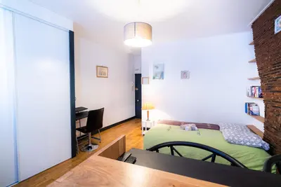 Un ou plusieurs lits dans un hébergement de l'établissement Studio 27 - 2eme etage