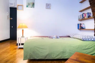 Un ou plusieurs lits dans un hébergement de l'établissement Studio 27 - 2eme etage
