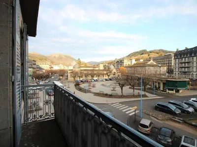 Vue générale sur la montagne ou vue sur la montagne depuis l'appartement
