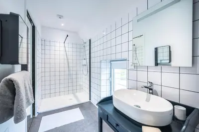 Salle de bains dans l'établissement LA BICICLETA RAVITO