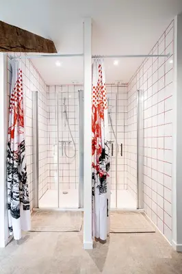 Salle de bains dans l'établissement LA BICICLETA RAVITO