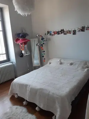 Un ou plusieurs lits dans un hébergement de l'établissement Maison de ville chaleureuse