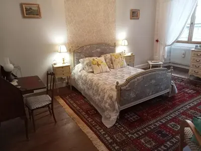 Un ou plusieurs lits dans un hébergement de l'établissement MAISON GAY LUSSAC St LEONARD DE NOBLAT