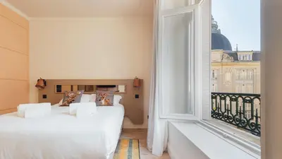 Un ou plusieurs lits dans un hébergement de l'établissement Hôtel Préfecture - Entrée autonome, réception en ligne - Encore Mieux