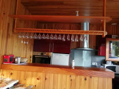 Cuisine ou kitchenette dans l'établissement Mon petit coin de paradis
