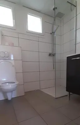 Salle de bains dans l'établissement Résidence de Tourisme LE VENDAHAUT