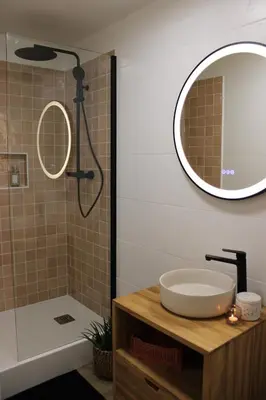 Salle de bains dans l'établissement Gîte Les Mijoteurs