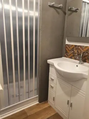 Salle de bains dans l'établissement Bienvenue chez les ch'oups le cocoon