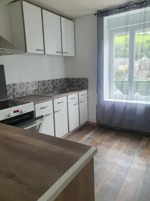 Cuisine ou kitchenette dans l'établissement Bienvenue chez les ch'oups le cocoon