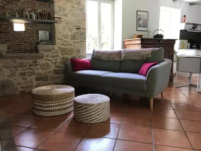Coin salon dans l'établissement Le Moulin