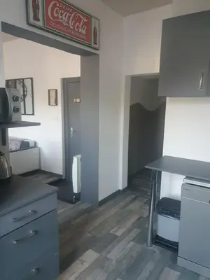 Cuisine ou kitchenette dans l'établissement Bienvenue chez les ch'oups le loft 50 m2