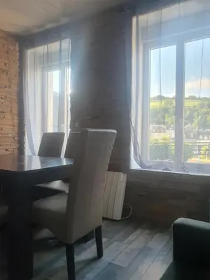Coin salon dans l'établissement Bienvenue chez les ch'oups le loft 50 m2