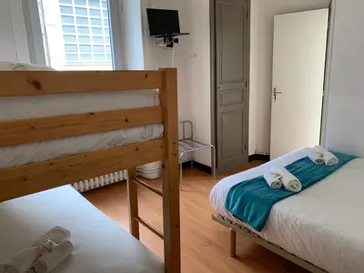 Un ou plusieurs lits dans un hébergement de l'établissement Le Pourquoi pas