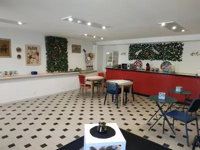 Coin salon dans l'établissement La maison d Eole