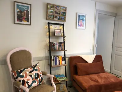 Coin salon dans l'établissement La maison d Eole