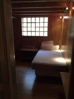 Un ou plusieurs lits dans un hébergement de l'établissement Maison du Giraldès Claux Puy Mary GR400 gite chalet