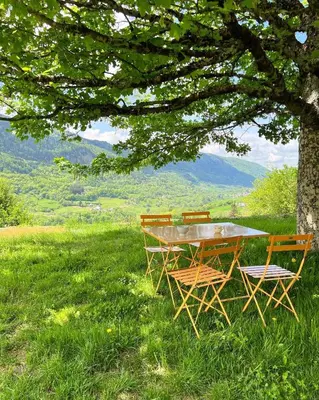 Paysage naturel près de la maison de vacances