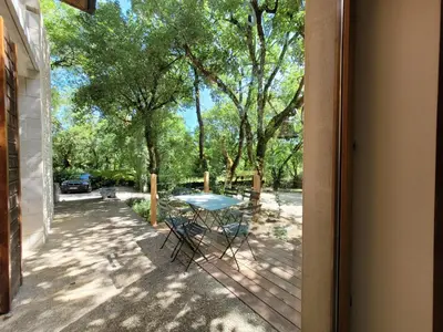 Jardin de l'établissement L'Appartement des Esclargies