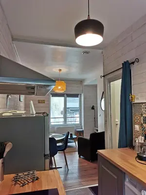 Cuisine ou kitchenette dans l'établissement Liladel