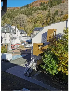 Vue générale sur la montagne ou vue sur la montagne depuis l'appartement