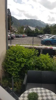 Vue générale sur la montagne ou vue sur la montagne depuis l'appartement