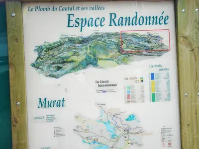 Plan de l'établissement Maison de charme à Valuéjols avec vue sur les montagnes