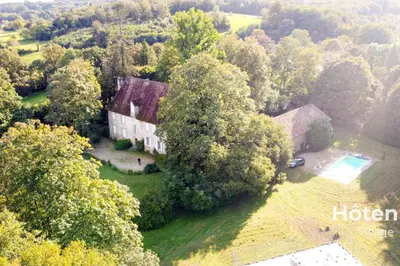 Paysage naturel près de the country house