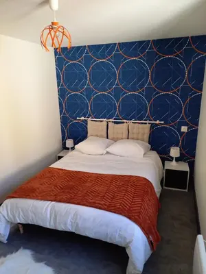 Un ou plusieurs lits dans un hébergement de l'établissement Appartement 3 pièces centre ancien de tulle