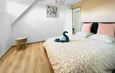 Un ou plusieurs lits dans un hébergement de l'établissement Gorgeous Home In Ussel With Wifi