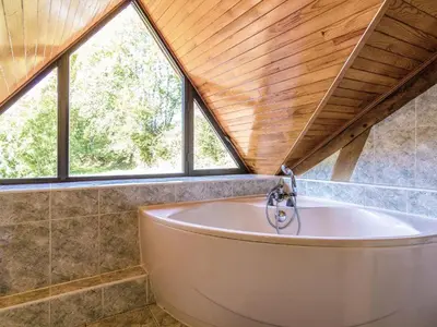 Salle de bains dans l'établissement Le Vidalou