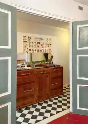Cuisine ou kitchenette dans l'établissement Maison charmante en Corrèze avec jardin et cheminée