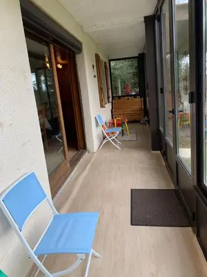 Télévision ou salle de divertissement dans l'établissement Chalet- Capacité 8/10 pers au cœur de la station