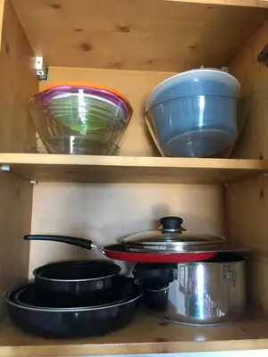 Cuisine ou kitchenette dans l'établissement SUPER BESSE Appartement LE GÎTE BESSARD 6 couchages Le Bois de la Reine