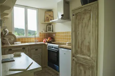 Cuisine ou kitchenette dans l'établissement Chapel Cottage