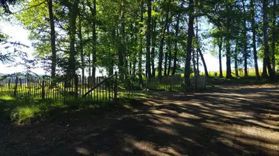 Paysage naturel près de le camping