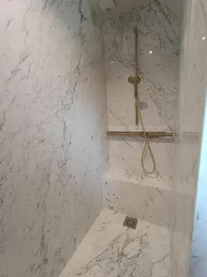 Salle de bains dans l'établissement Villa reposante près de Vayrac avec piscine privée