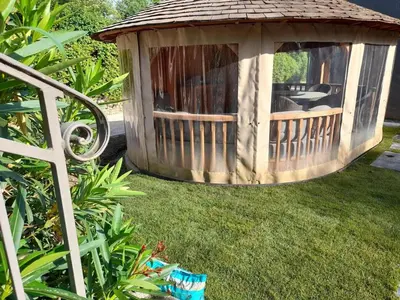 Jardin de l'établissement Villa reposante près de Vayrac avec piscine privée