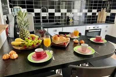 Nourriture dans la maison de vacances ou à proximité
