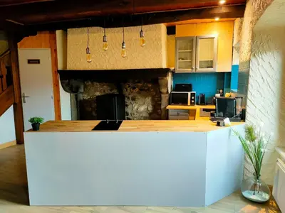 Cuisine ou kitchenette dans l'établissement La parenthèse coquine