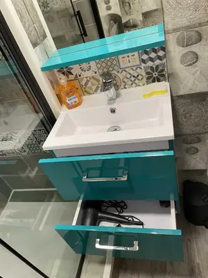Salle de bains dans l'établissement Le Martin pêcheur, Appartement proche hyper centre