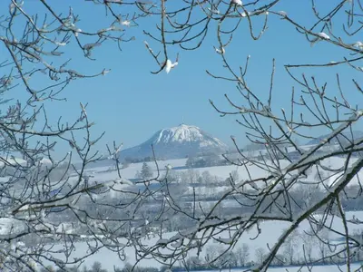 Vue générale sur la montagne ou vue sur la montagne depuis le B&B/chambre d'hôtes