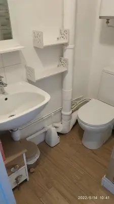 Salle de bains dans l'établissement Logement refait à neuf - Résidence - Chez Christian